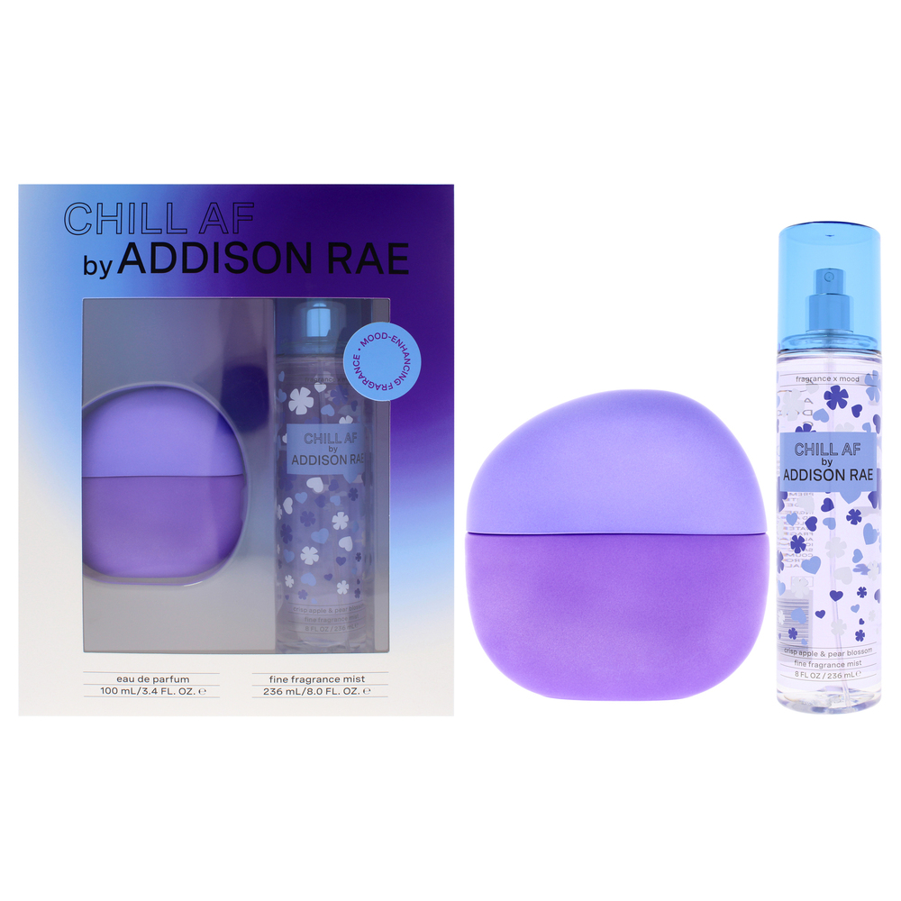 Chill AF by Addison Rae for Women - 2 Pc Gift Set 3.4oz EDP Spray,